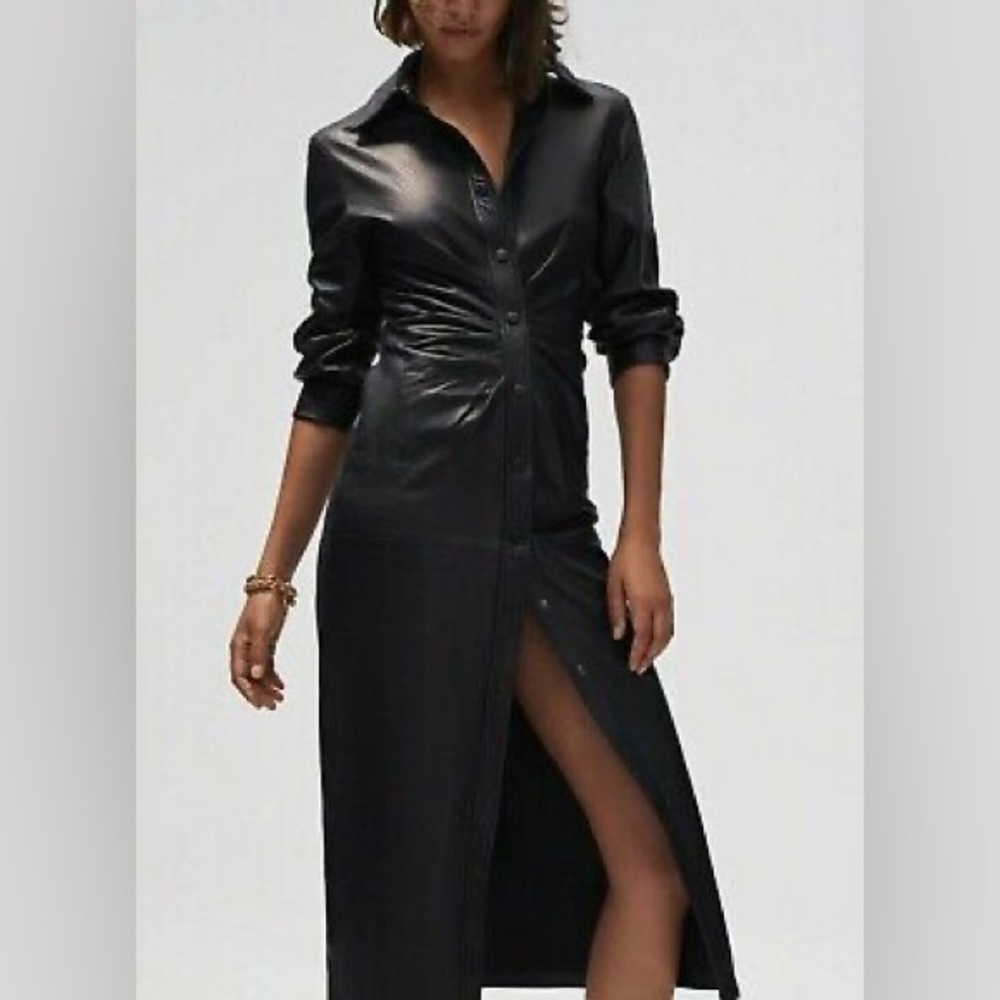 Zara faux leather dress 2969 288
